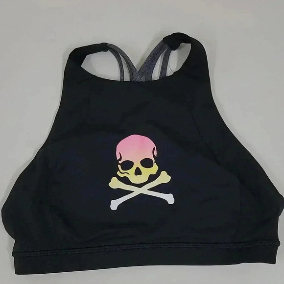 Lululemon Free To Be Serene Bra *High NeckBlack / Heathered Black - Picture 2 of 11